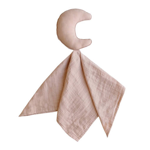 Mushie Moon Lovey uniliina v=C3=A4riss=C3=A4 Blush. - Pehmolelut ja unilelut - 2190467 - 1