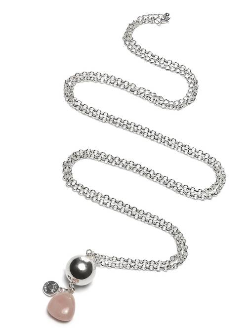 Silver-rose Quartz v=C3=A4riss=C3=A4 - Äitiyskorut ja imetyskorut - ID327 - 1