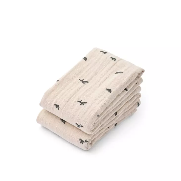 Liewood Lewis Harsoliina 2-pack Mini Whale/Sandy. - Harsoliinat - 14907-2507 - 1
