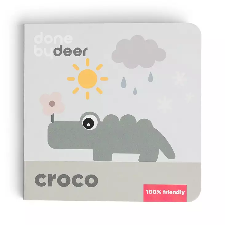 Done By Deer puuhakirja Board book Croco. - Kuvakirjat - 4855057 - 1