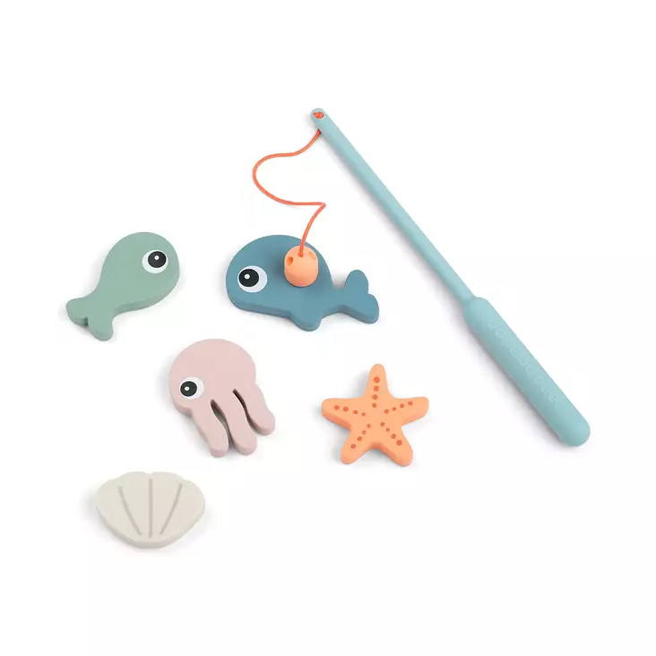 Done By Deer kylpylelu Bath fishing toy Sea friends colour mix. - Kylpylelut - 4859307 - 1