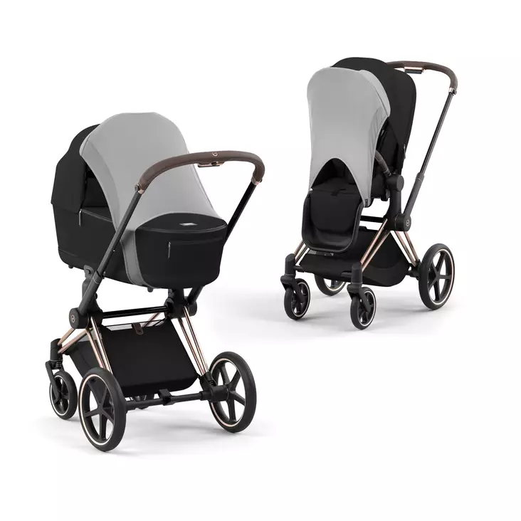 Aurinkosuoja Cybex Platinum Sun Sail Light Grey. - Vaunuverhot ja kiinnitysrenkaat - 522000407 - 1