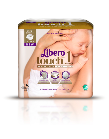 Libero Touch teippivaippa koko 1. - Vaipat - 7977 - 1