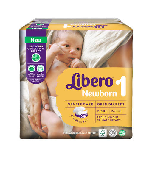 Libero Newborn teippivaippa koko 1. - Vaipat - 8417 - 1