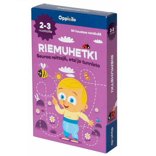 Oppi & Ilo puuhakortit Riemuhetki pakkaus. - Kuvakirjat - WS579117 - 1