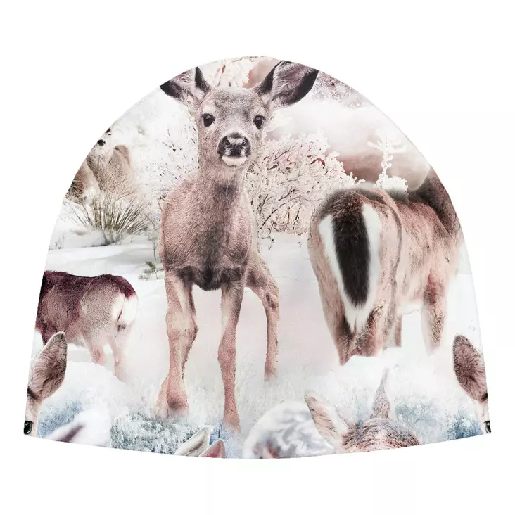 Gugguu Print Soft Beanie Bluedeer. - Lasten pipot - GUGMP001-37 - 1