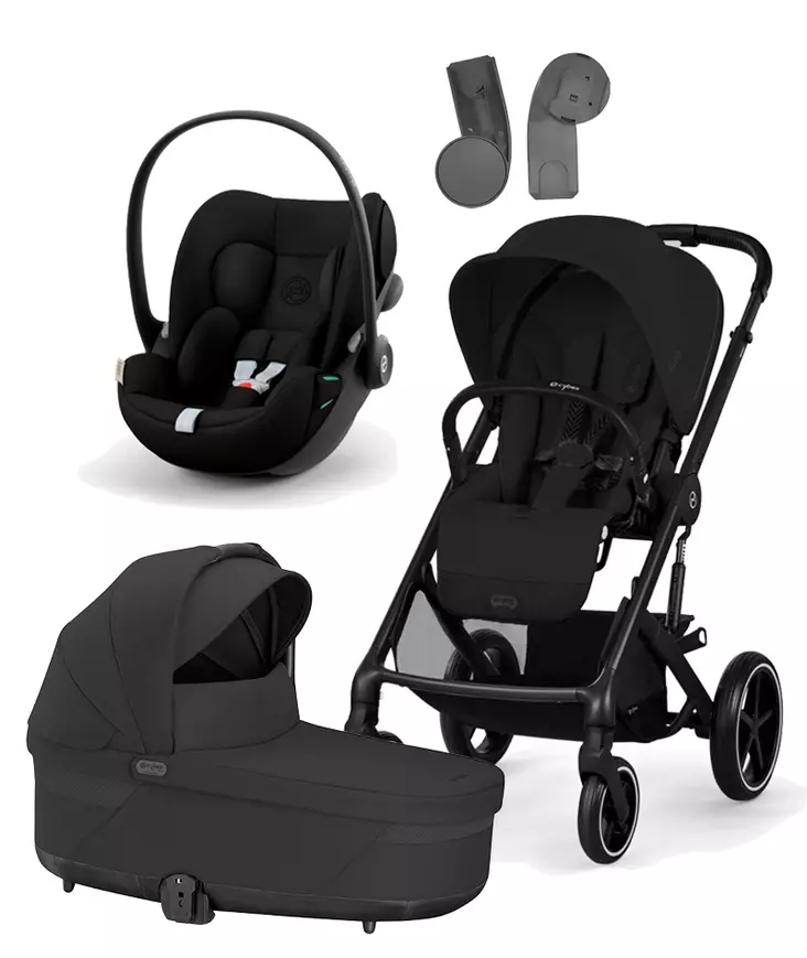 Cybex Balios S lux starttipaketti 4in1 Moon Black, One Box. - Lastenvaunut ja yhdistelmävaunut - 524002517 - 1
