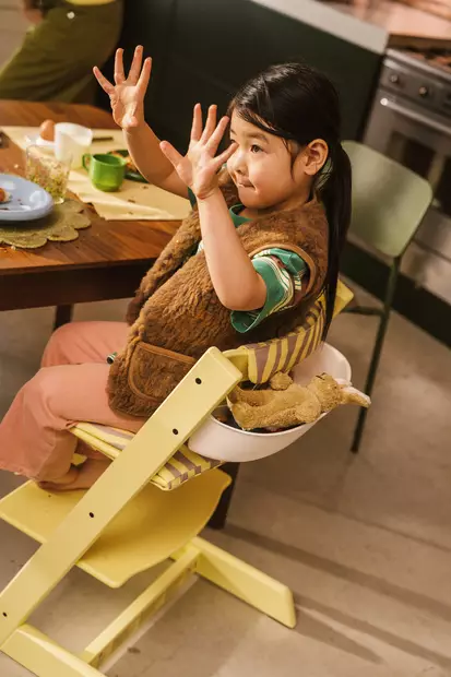 Stokke Tripp Trapp syöttötuoli Lemon Yellow, kasvaa lapsen mukana. - Syöttötuolit - 100148 - 2