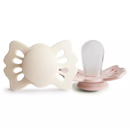 Silikonitutti Frigg Lucky 2 pack Size 1, Cream/Blush. - Tutit ja tuttinauhat - 100478 - 1