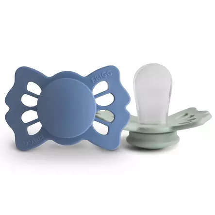 Silikonitutti Frigg Lucky 2 pack Size 1, Ocean View/Sage. - Tutit ja tuttinauhat - 101958 - 1