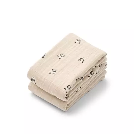 Liewood Lewis Harsoliina 2-pack Mini panda/Sandy mix. - Harsoliinat - 14907-2668 - 1