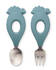 Liewood Stanley aterimet Dino v=C3=A4riss=C3=A4 whale blue. - Ensilusikat ja lasten aterimet - 17294-1418 - 1