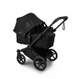 Bugaboo Donkey 6 Breezy sun canopy Heritage Black vaunuissa. - Muut lisävarusteet - 100469008 - 2