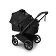 Bugaboo Donkey 6 Breezy sun canopy Heritage Black integroidulla hyönteissuojalla. - Muut lisävarusteet - 100469008 - 3