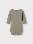 Name It vauvan body Merinovilla Dried Sage takaa. - Bodyt ja paidat - 13242038 - 3
