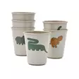 Liewood Lana muki 6-pack Dinosaur mist. - Mukit ja nokkamukit - 19571-2168 - 1