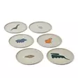 Liewood Remco lautaset Dinosaur mist -kuosilla. - Lautaset ja kulhot - 19572-2168 - 2