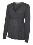 =C3=84itiyspaita Anabella Tess Black-Dark Grey Melange. - Äitiyspaidat - 20020928 - 1