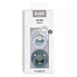 Bibs luonnonkumitutti 2 kpl 6-18kk Baby Blue/Petrol, symmetrinen, pakkaus. - Tutit ja tuttinauhat - 2221418 - 2