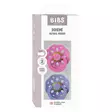 Bibs Boheme luonnonkumitutti 2 kpl 6-18kk, Bubblegum/Peri, pakkaus. - Tutit ja tuttinauhat - 240248 - 3