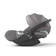 Cybex Cloud T i-Size PLUS turvakaukalo v=C3=A4riss=C3=A4 Mirage Grey s=
ivusta kallistettuna. - Turvakaukalot 0-13kg - 523000238 - 4