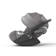 Cybex Cloud T i-Size PLUS turvakaukalo v=C3=A4riss=C3=A4 Mirage Grey s=
ivusta kuomulla. - Turvakaukalot 0-13kg - 523000238 - 3
