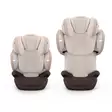 Turvavyöistuin CYBEX Solution S Style Amber Brown, kasvaa lapsen mukana leveyttä ja korkeutta. - Turvavyöistuimet 15-36kg - 526003138 - 8