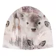 Gugguu Print Soft Beanie Pinkdeer. - Lasten pipot - GUGMP001-38 - 1