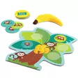 Leikkien Pikkuapinat hassuttelupeli banaaninmuotoisella harnepussilla =
ja apinakorteilla. - Kuvakirjat - L30038 - 2