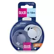 Lovi Prime tutti dynaaminen 6-18 kk, Baby Blue/Blue pakkaus. - Tutit ja tuttinauhat - LOVI34418 - 4