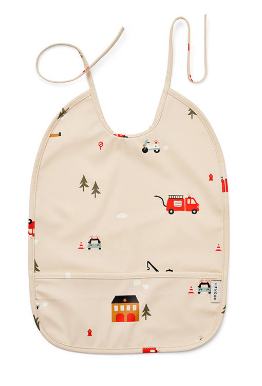 Liewood Lai ruokalappu emergency vehicle/sandy. - Ruokalaput - 15067-1668 - 1