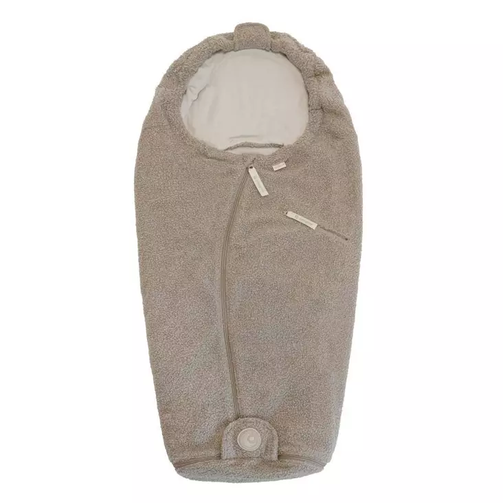 Easygrow Lyng kevyt lämpöpussi turvakaukaloon, Teddy Sandbrown. - Lämpöpussit turvakaukaloihin - 304578 - 1