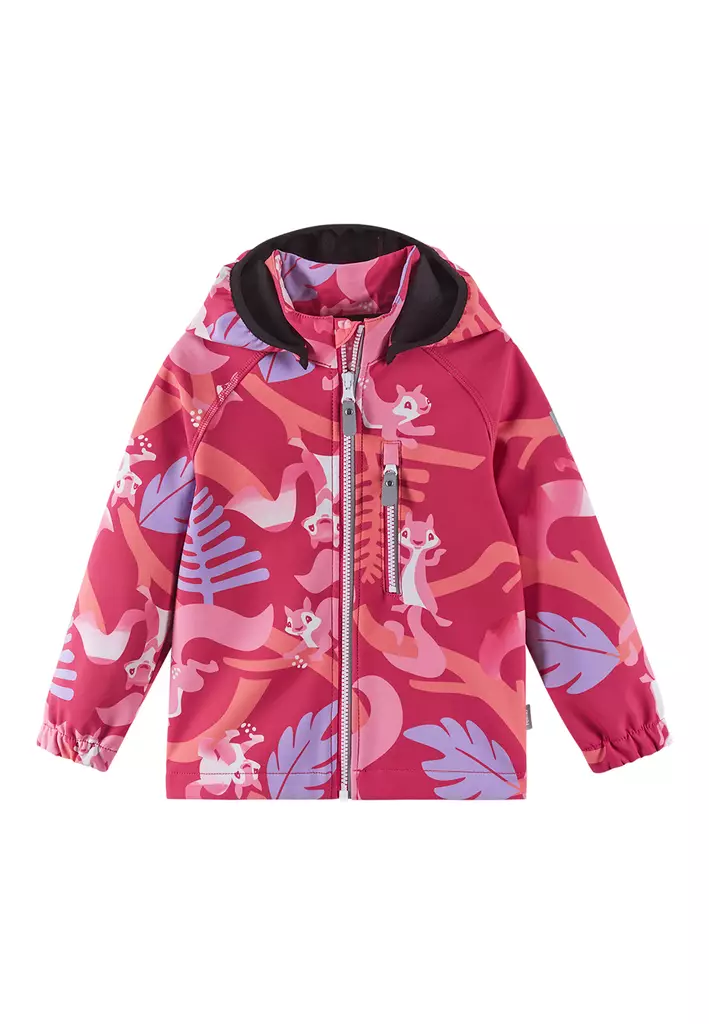 Reima Vantti softshell-takki Bright Berry. - Lasten välikausitakit - 5100009B-3618 - 1