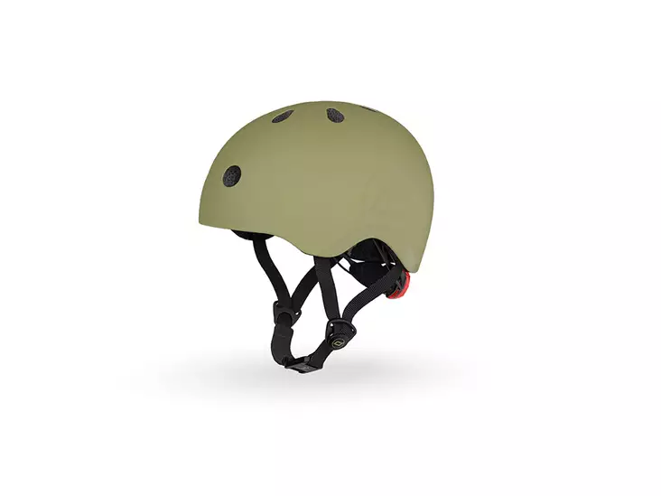 Scoot & Ride lasten pyöräilykypärä S, Olive. - Pyöräilykypärät - 90008 - 1