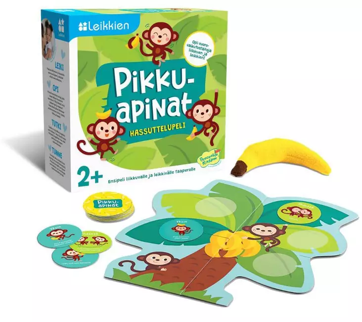 Leikkien Pikkuapinat hassuttelupeli. - Kuvakirjat - L30038 - 1
