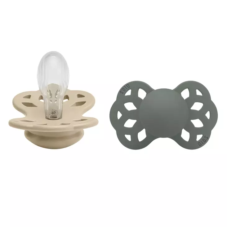 Bibs Infinity silikonitutit Vanilla/Pine. - Tutit ja tuttinauhat - 275118 - 1