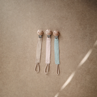 Tuttinauha Mushie Fabric Clips - Tutit ja tuttinauhat - 2140019 - 2