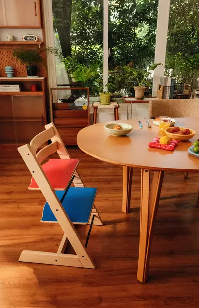 Stokke Tripp Trapp syöttötuoli MoMa Edition keittiössä. - Syöttötuolit - 100149 - 2