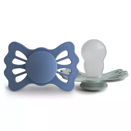 Silikonitutti Frigg Lucky 2 pack Size 2, Ocean View/Sage. - Tutit ja tuttinauhat - 101959 - 1
