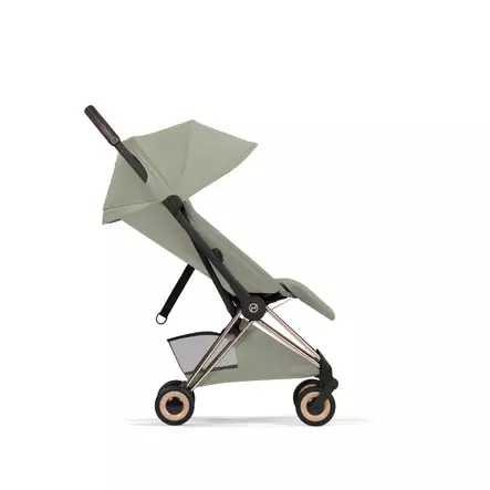 Cybex Coya Style matkarattaat Sage Green, selkänoja pystyssä. - Matkarattaat ja lastenrattaat - 526000639 - 2