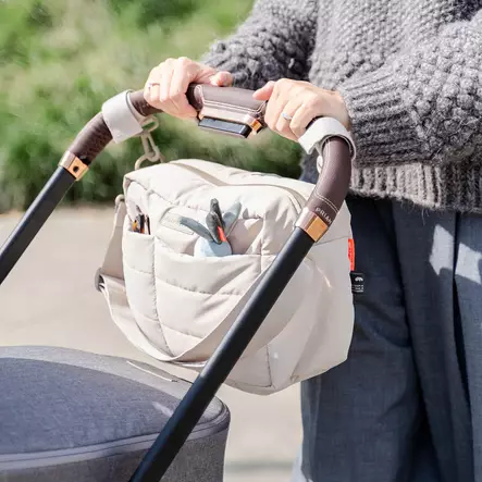 Done by Deer Quilted Stroller bag laukku Sand vaunuissa. - Hoitolaukut ja organizerit - 7053259 - 2