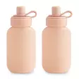 Mushie täytettävä smoothiepussi 2-pack Blush. - Välipalapussit, eväsrasiat ja snackcupit - 102009 - 1