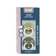 Bibs Night luonnonkumitutti 2 kpl 0-6kk, Sage/Pine, pakkaus. - Tutit ja tuttinauhat - 110479 - 3