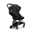 Cybex Coya Comfort matkarattaat Rosegold, Sepia Black, takaa. - Matkarattaat ja lastenrattaat - 526000129 - 4
