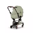 Cybex Coya/Mios Style vaunukoppa Sage Green sun sail -aurinkosuojalla. - Vaunukopat ja kantokassit - 526000469 - 3