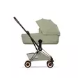 Cybex Coya/Mios Style vaunukoppa Sage Green taittuu kasaan. - Vaunukopat ja kantokassit - 526000469 - 4