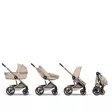 Lastenrattaat Cybex Balios S lux vaunut Fold carrycotilla, Almond Beige. - Matkarattaat ja lastenrattaat - 526001689 - 2