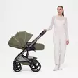 Cybex Talos S lux 2026 rattaat Moss Green, makuuasennossa jalkapeitteen kanssa. - Lastenvaunut ja yhdistelmävaunut - 526001739 - 7