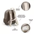 Lasten reppu Done by Deer Junior backpack, Tiny trails Sand, heijastavilla olkahihnoilla. - Kerhoreput - 7063109 - 7