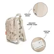 Lasten reppu Done by Deer Tiny backpack, Tiny trails Sand, heijastavat olkahihnat. - Kerhoreput - 7063999 - 5